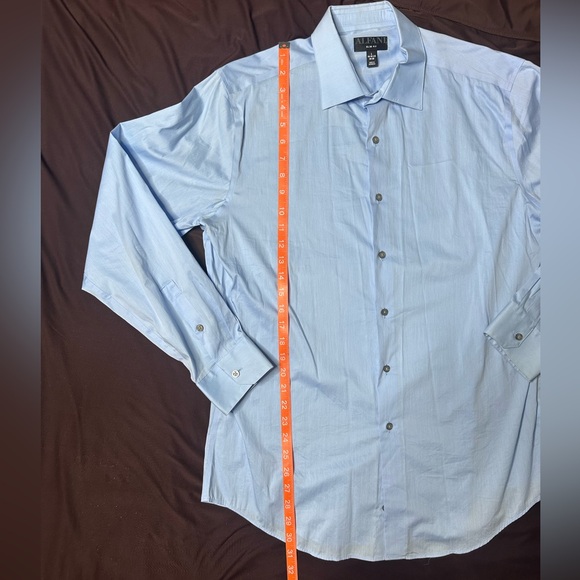 Alfani Sky Blue Men's Dress Shirt - Picture 5 of 8